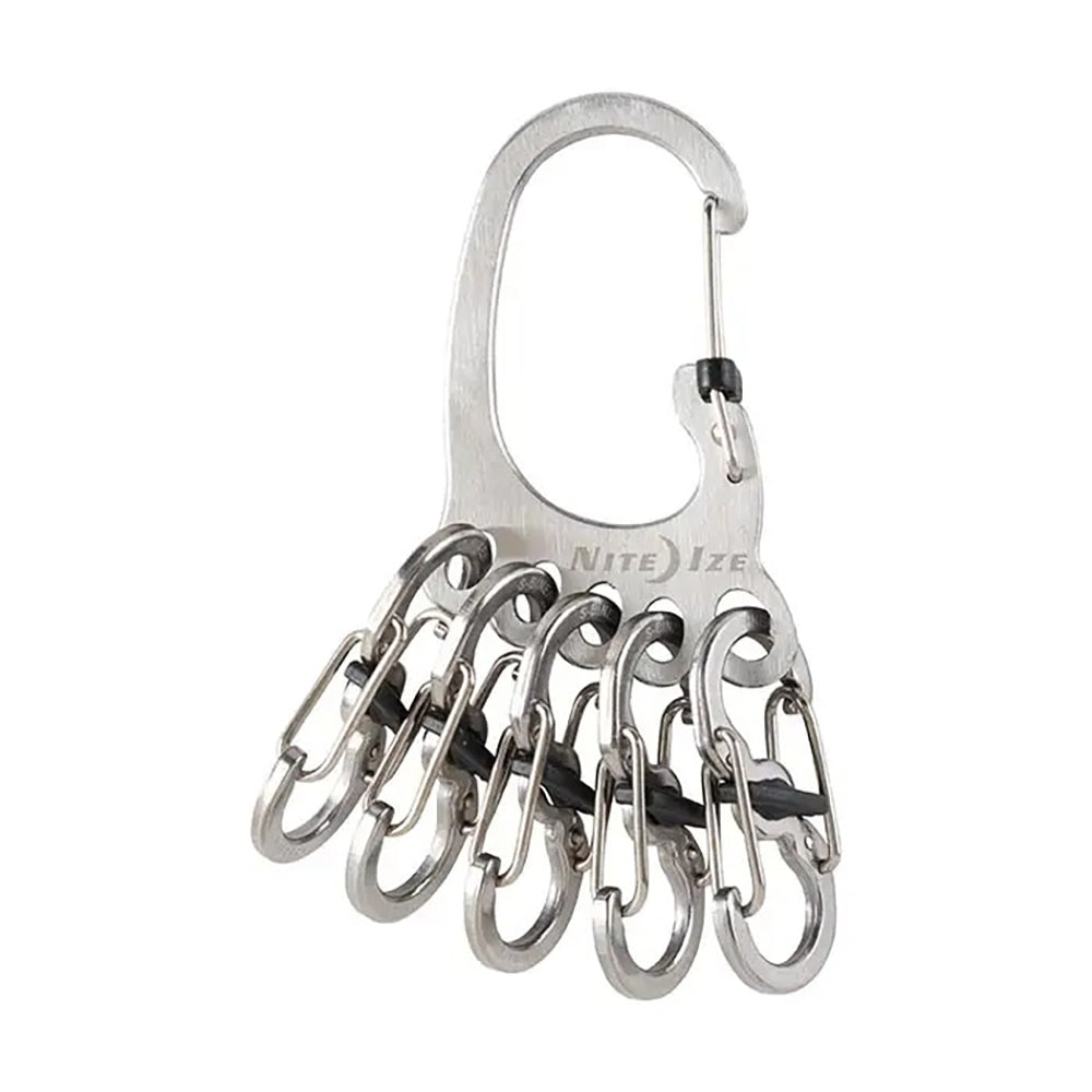 Nite Ize Bgft Lckr Kyrck Stainles Camping Accessories in Grey Color