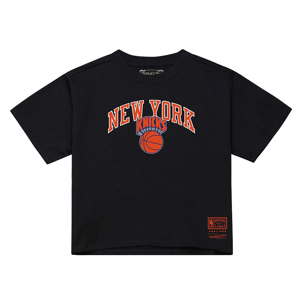 NYK NBA EVRGRN HWC CROP | BLACK