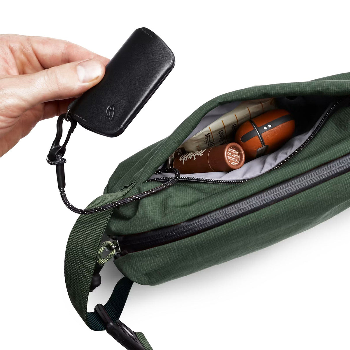 Bellroy Lite Sling Mini Bags in Green Color