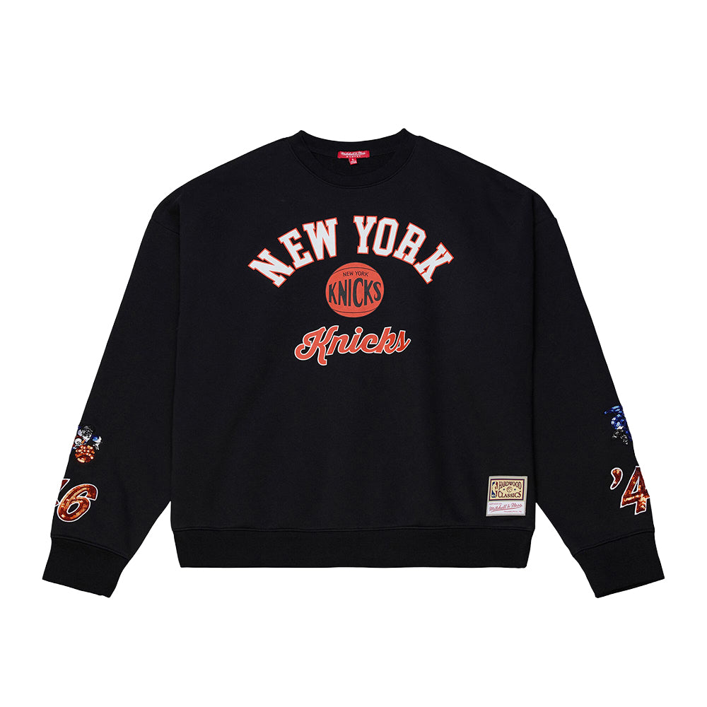 NYK PREM CREW FLEECE | BLACK