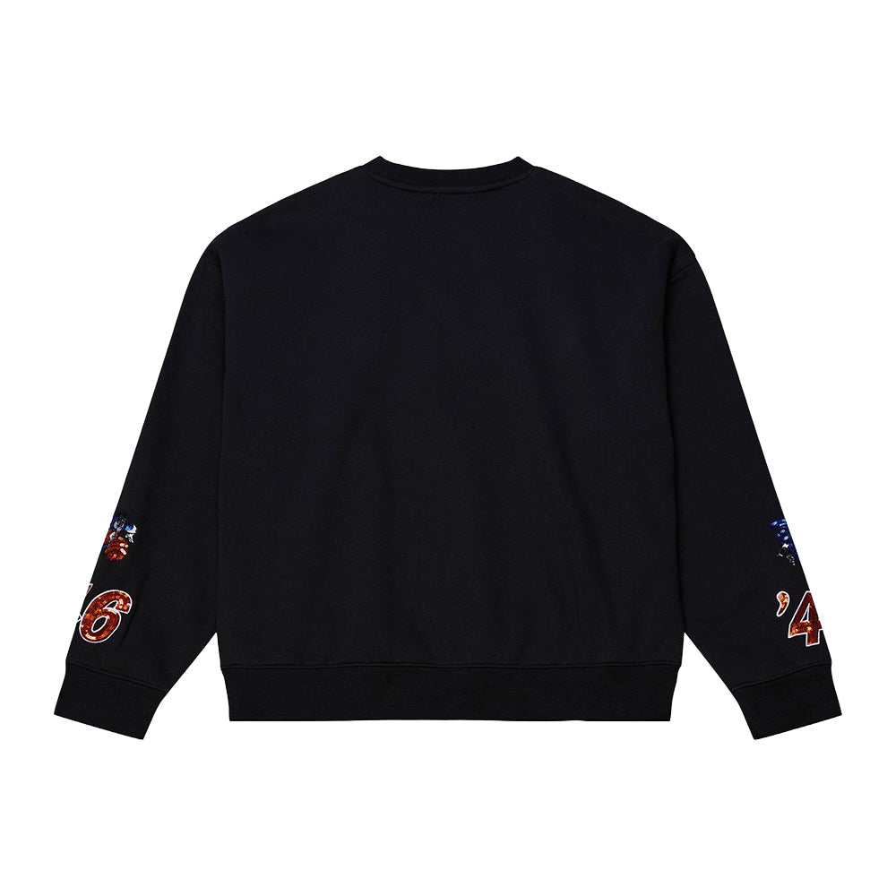 NYK PREM CREW FLEECE | BLACK