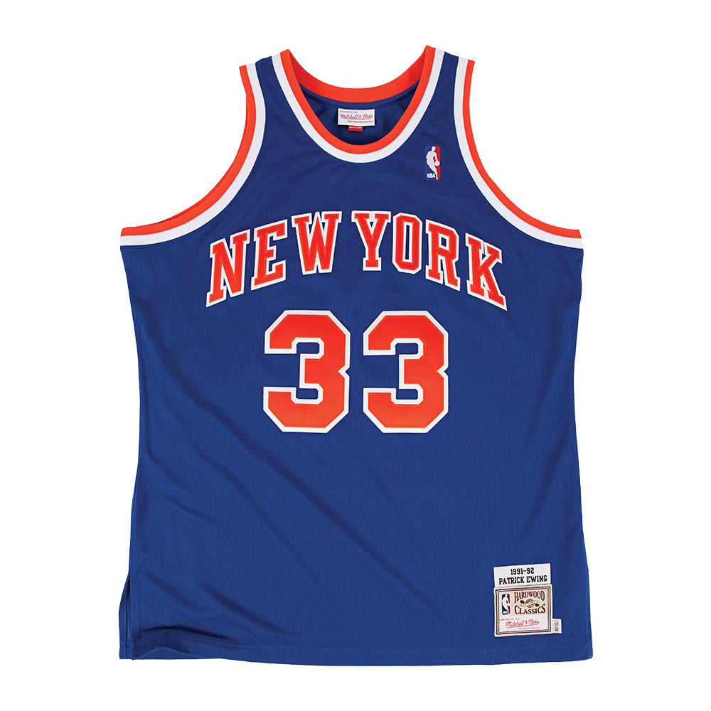 NYK EWING AUTH 91 RD JSY | ROYAL