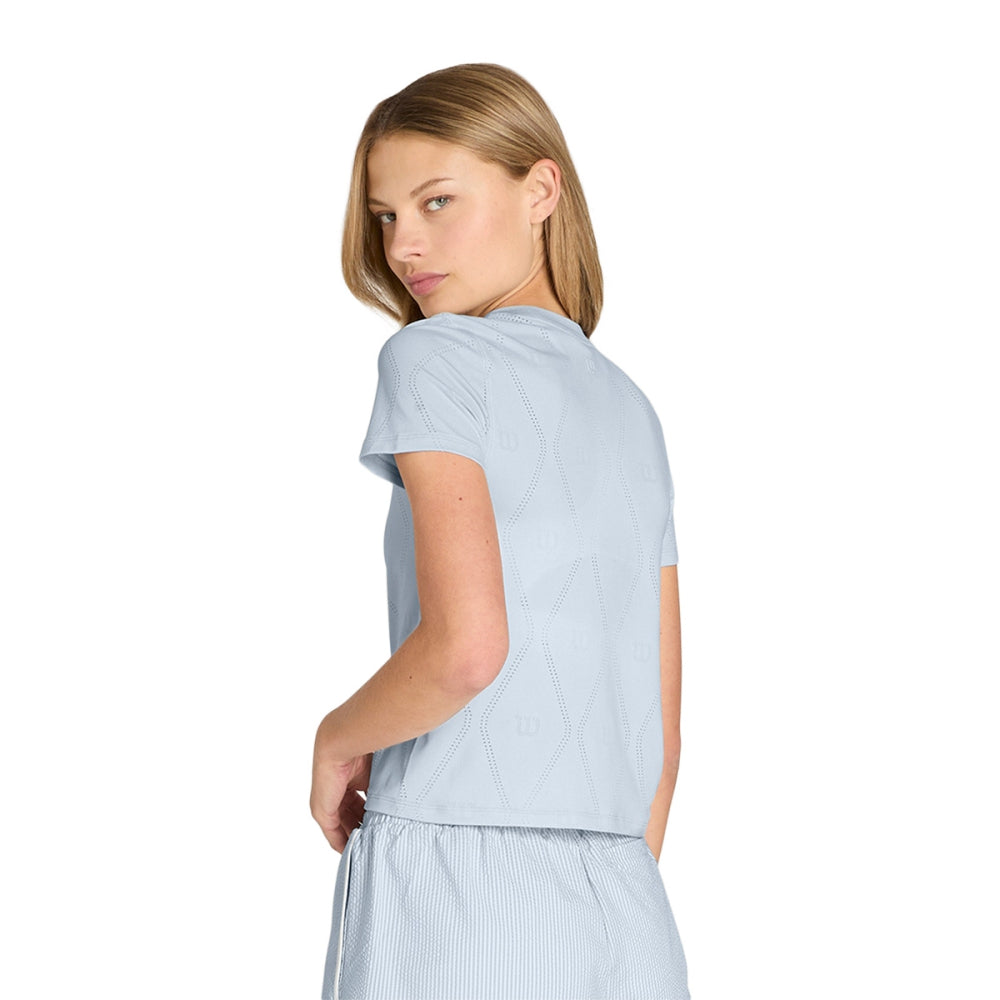 W SEAMLESS SHORT SLEEVE | SKY