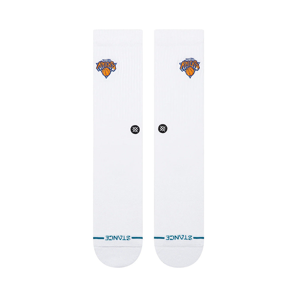 KNICKS CREST CREW SOCKS | WHITE