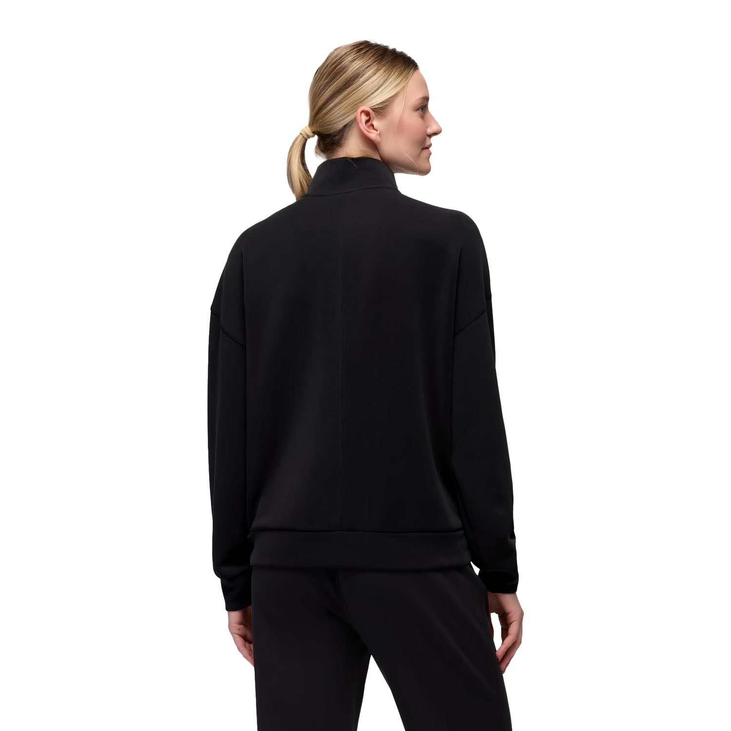 W SHEA RELAX 1/2 ZIP | BLACK
