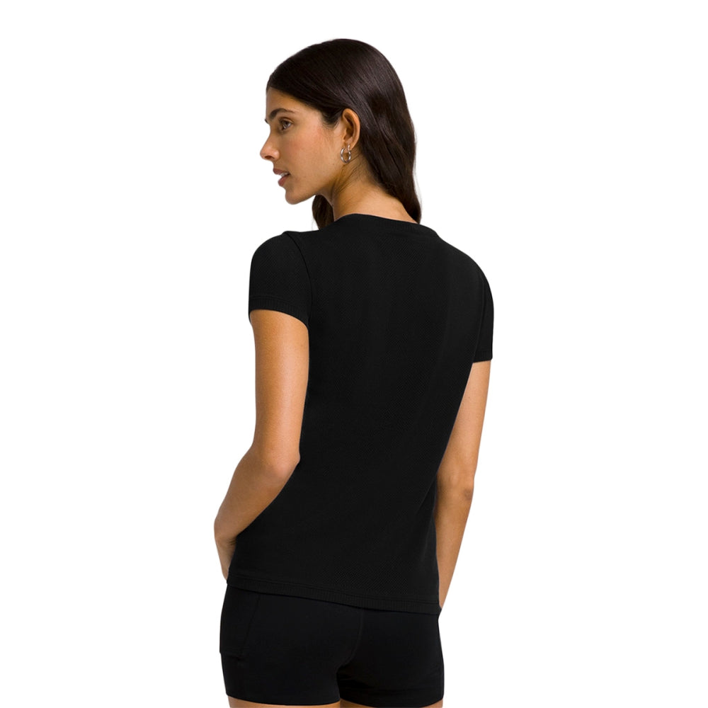 W PRO SEAMLESS TEE | BLACK
