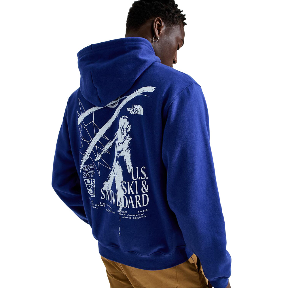 The North Face M Tnf Essential Simple D Tops in Blue Color