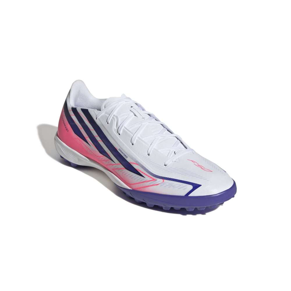 Adidas F50 Hyperfast League TF Turf Cleats in White Color