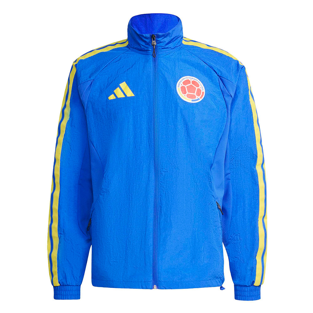 Adidas FCF homem Antham Jkt Fan Apparel in Blue Color
