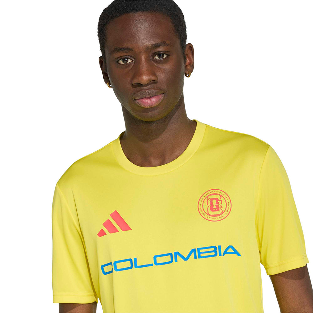 Adidas Col Olp Jersey Fan Apparel in Yellow Color