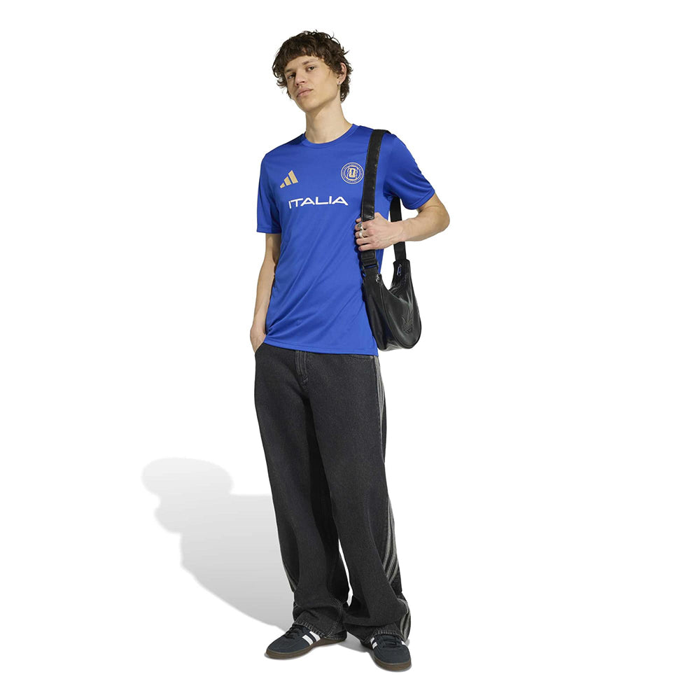 Adidas Ita Olp Jersey Fan Apparel in Blue Color