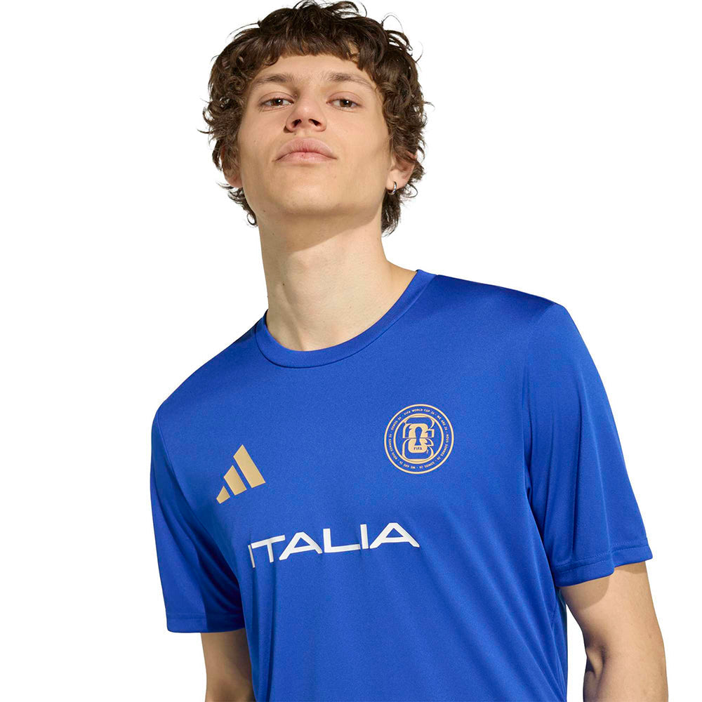 Adidas Ita Olp Jersey Fan Apparel in Blue Color