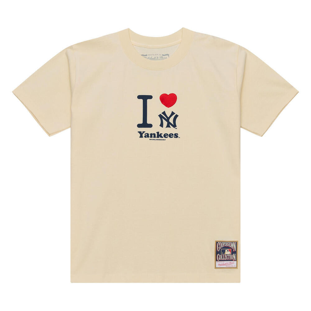NYY I LOVE NYY GRPH TEE | CREAM