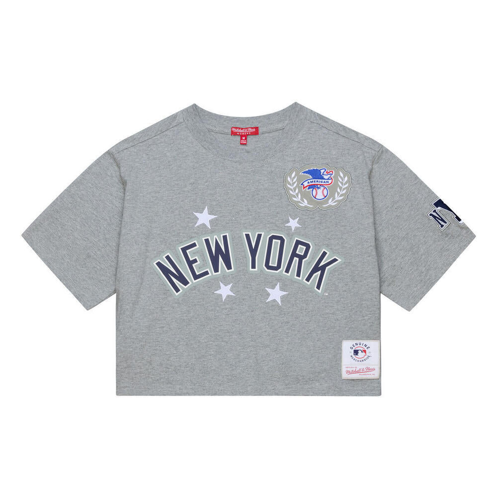NYY PEP RALLY CROP | GREY