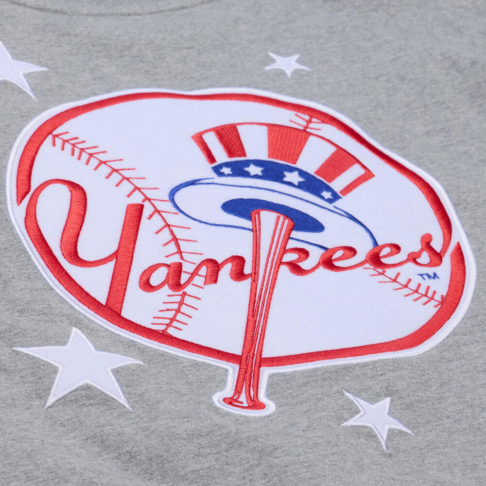 NYY PEP RALLY CROP | GREY