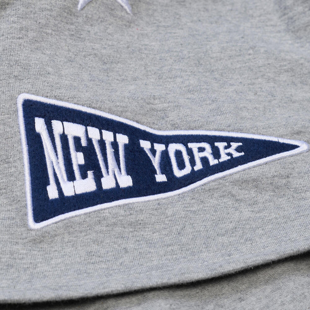 NYY PEP RALLY CROP | GREY