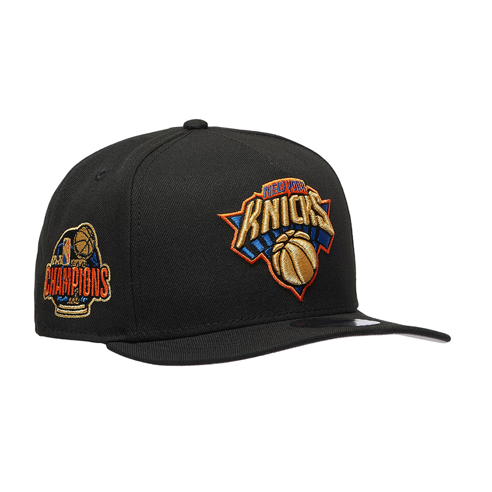 New Era new york knicks 9FIFTYAfc NBA 26 Champs Fan Apparel in Black Color