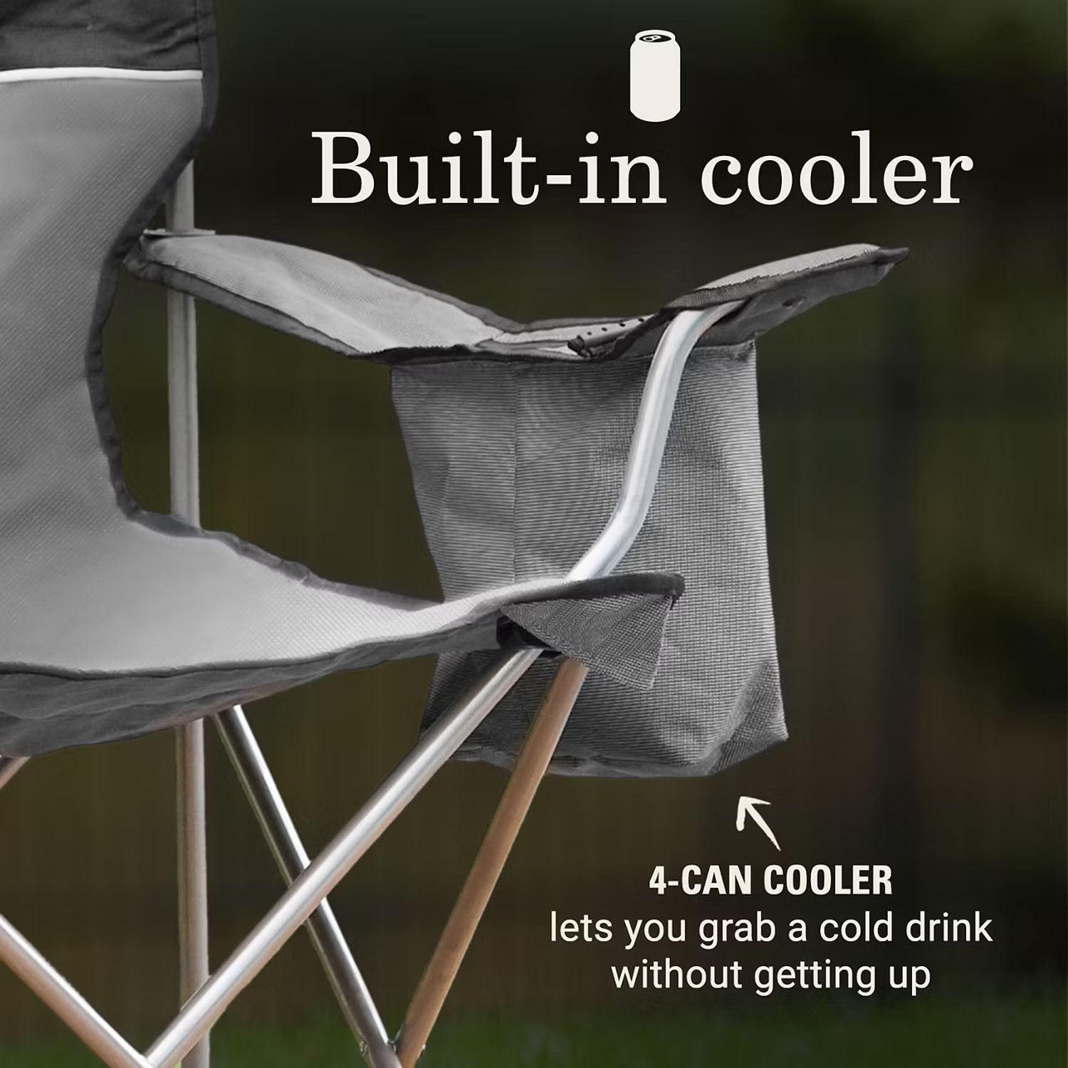 CHAIR COOLER QUAD | BLACK/GREY