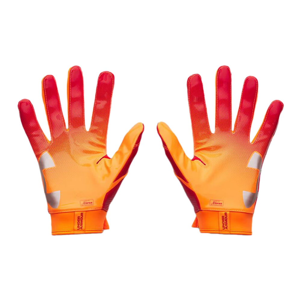Under Armour Blur Fb Gloves Football Gloves in Orange Color