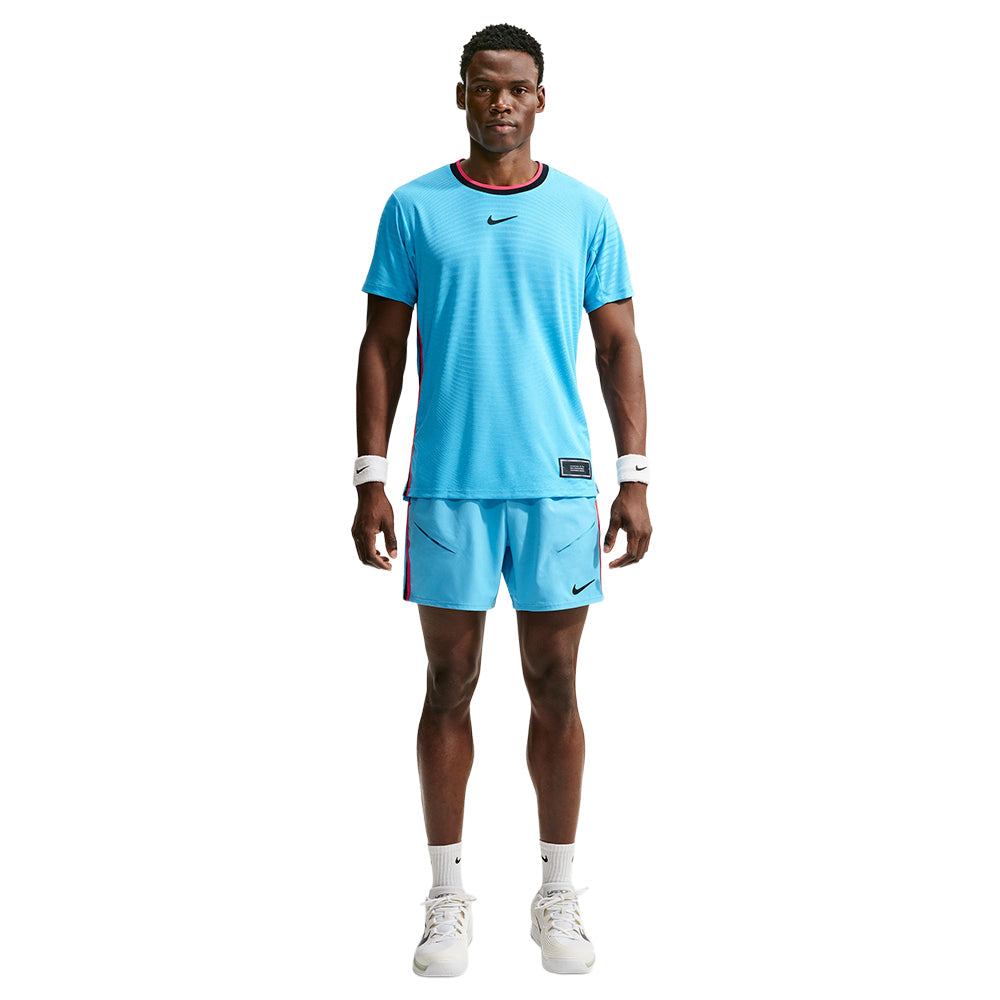 Nike Slam Short Sleeve Top in Blue Color