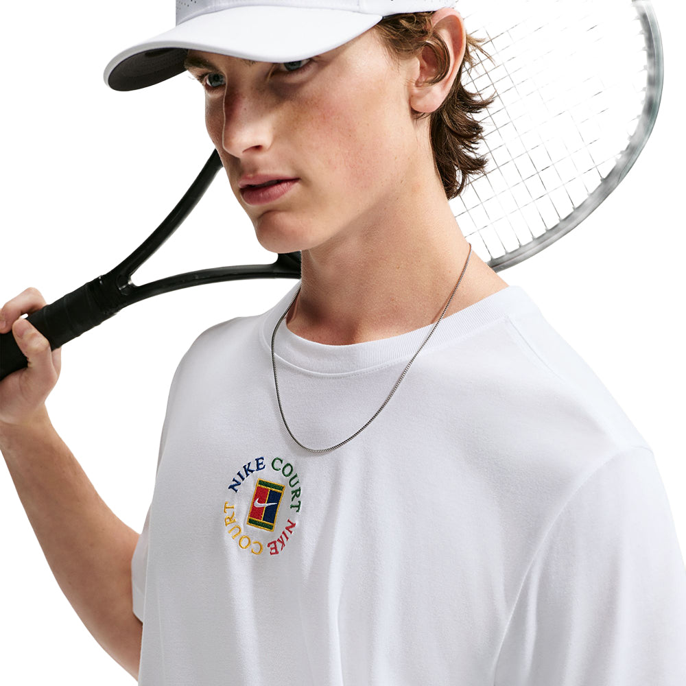 DRIFIT TENNIS T SHIRT | 100-WHITE