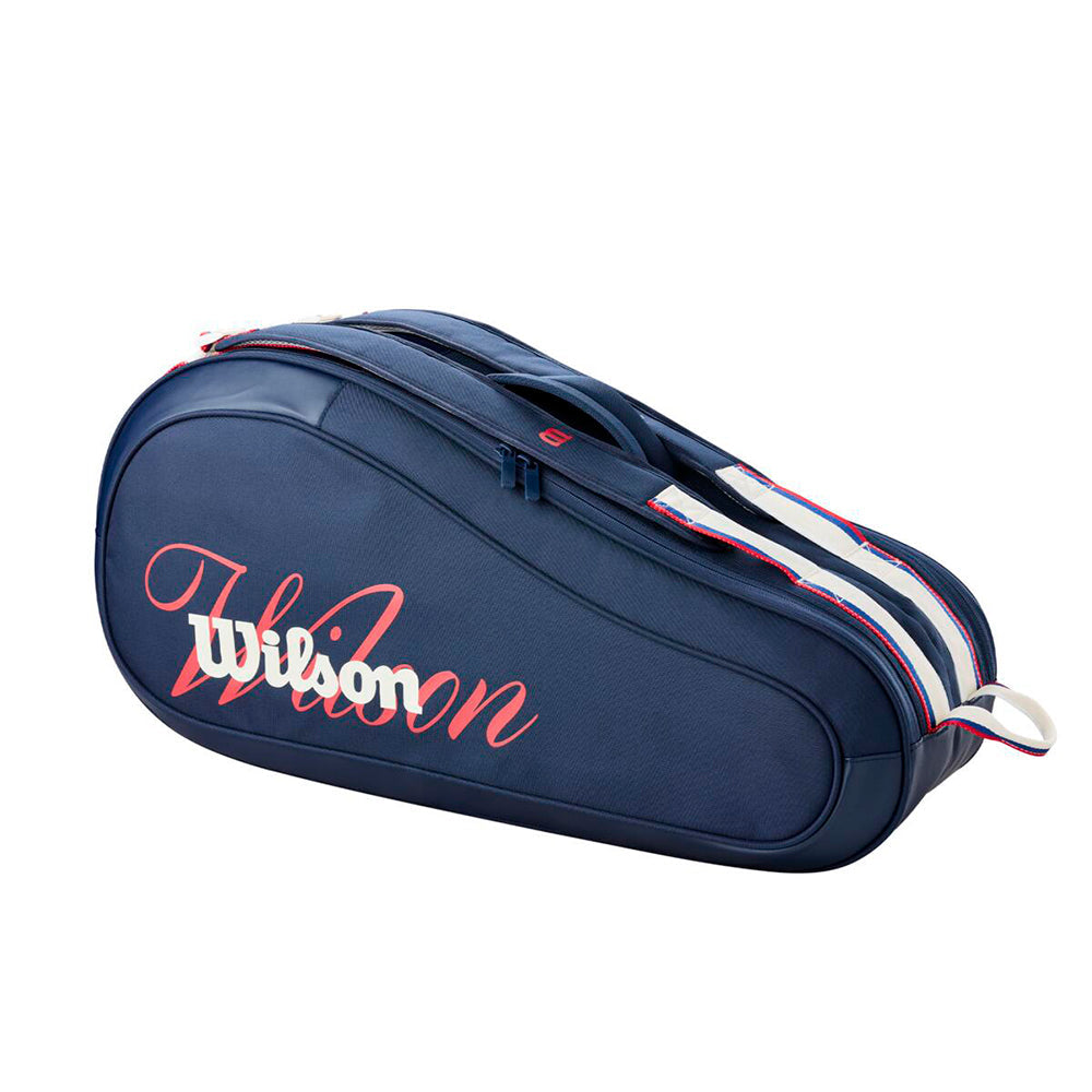 US OPEN 2026 6PK RQT BAG | WHITE/NAVY