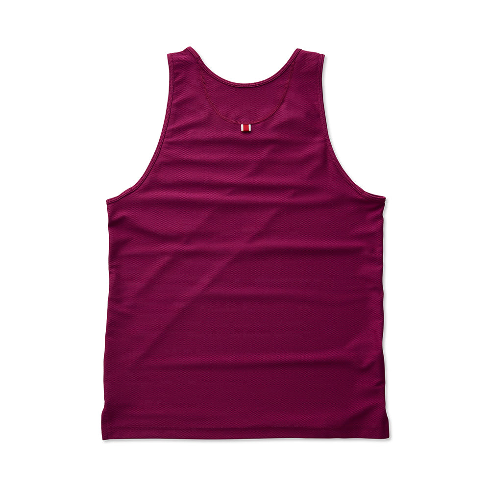 M VAN CORTLANDT SINGLET | RASPBERRY/