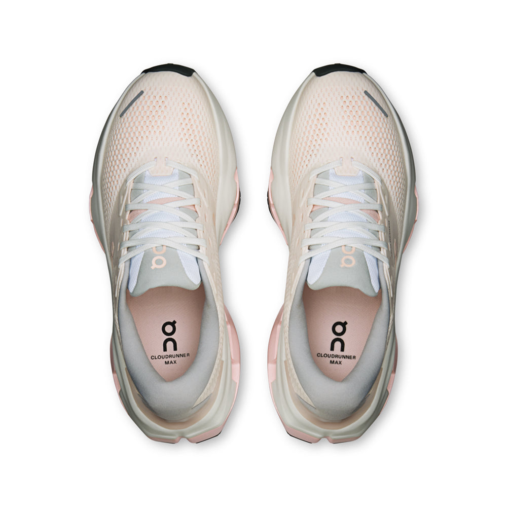 On W Cloudrunner 3 Max Running Shoes in White Color