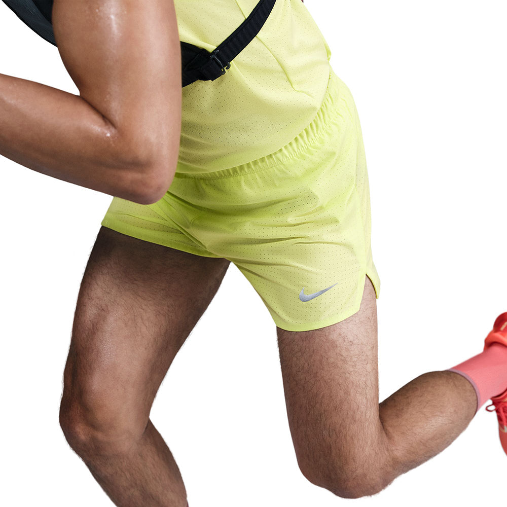 Nike M Fast Short in Yellow Color