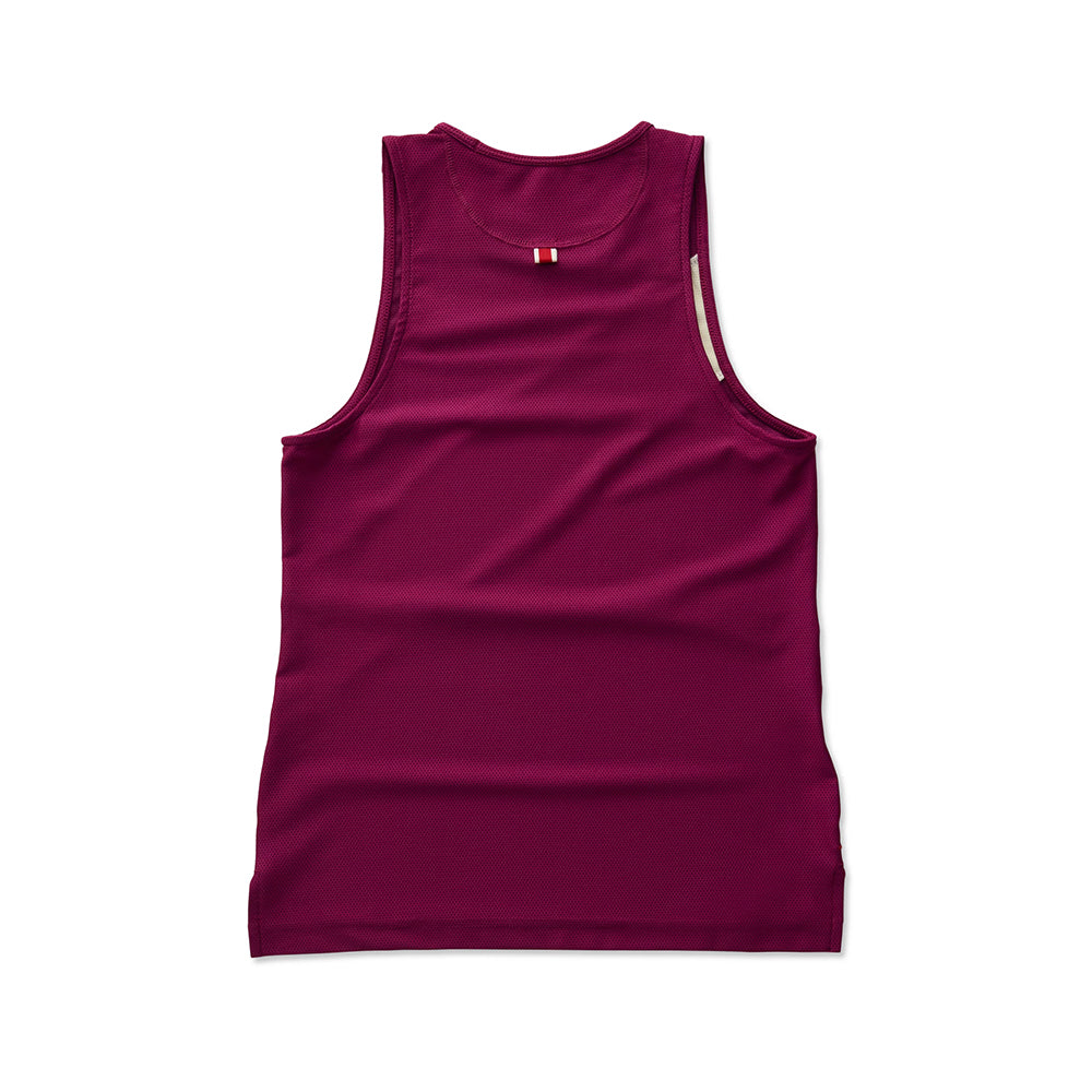 W VAN CORTLANDT SINGLET | RASPBERRY/