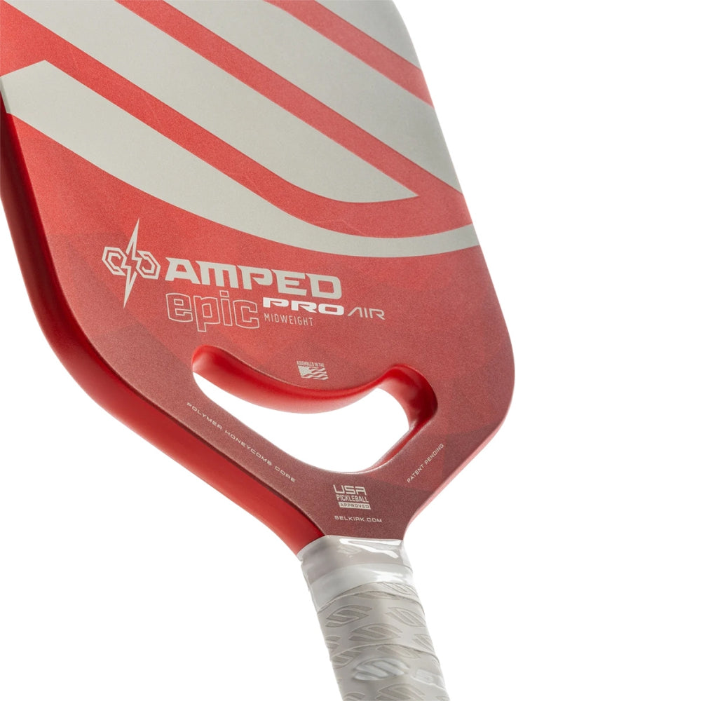 Selkirk Sport Amped Pro Air Epic Pickle Ball Paddles in Red Color
