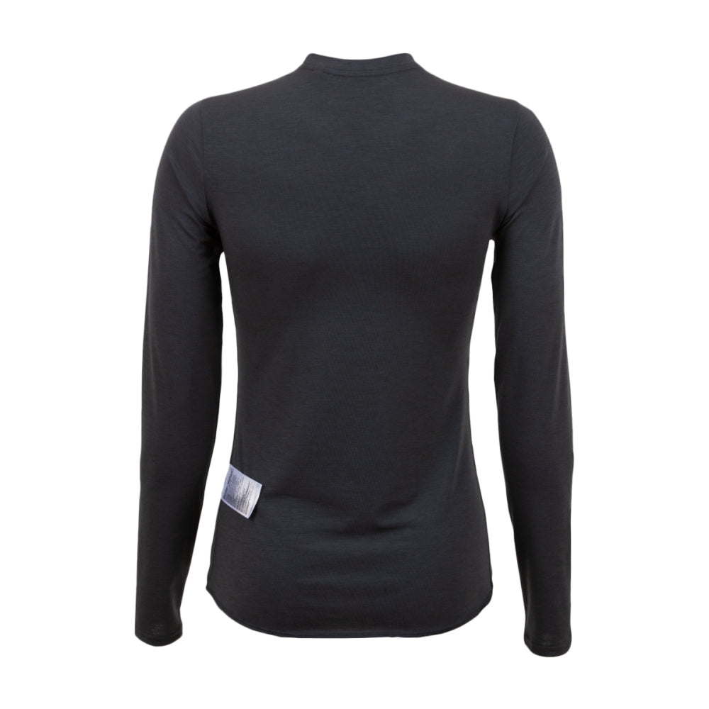 Pearl Izumi W Transfer Wool Ls Base in Black Color