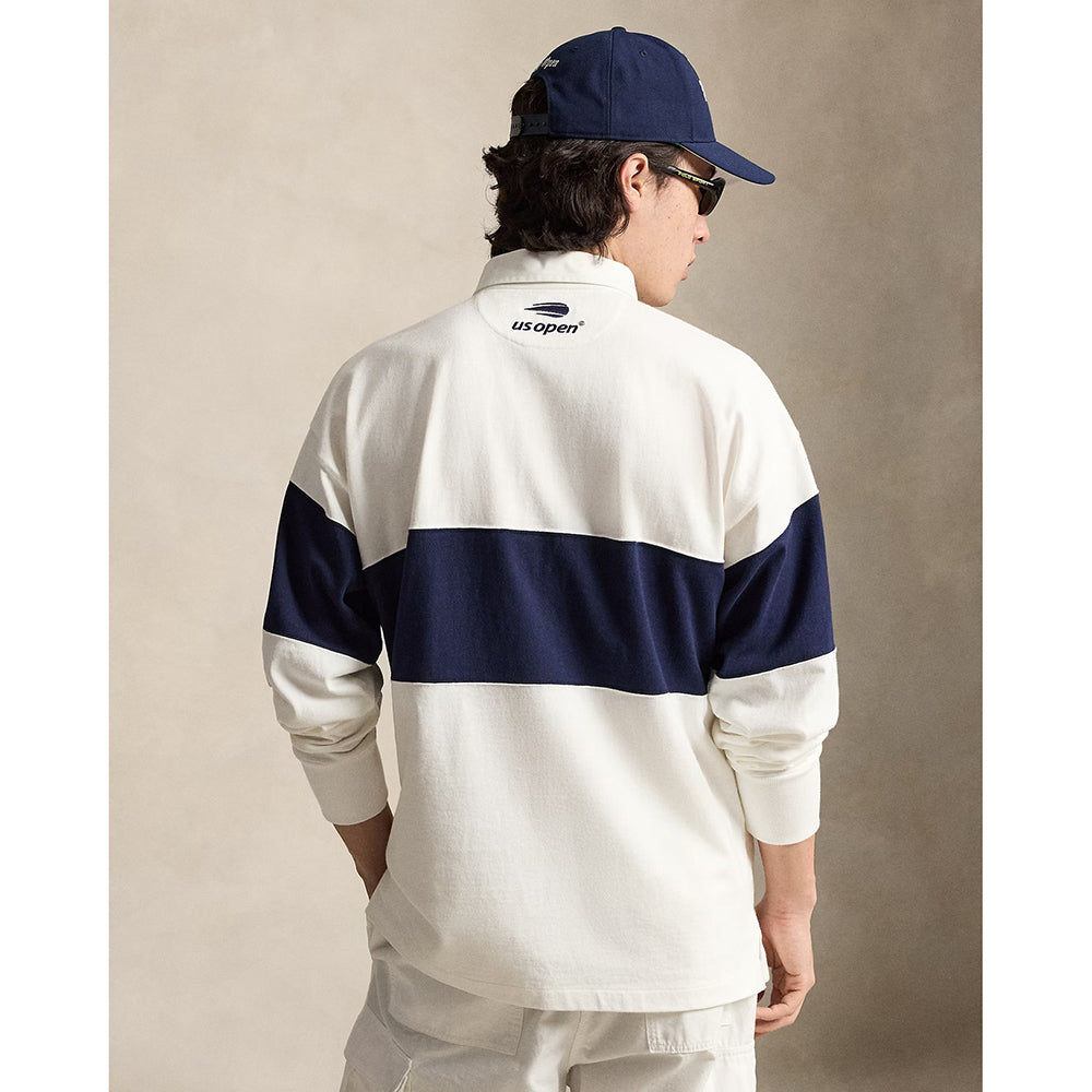 LS COLLARED RUGBY USO PU | WHITE/REFI