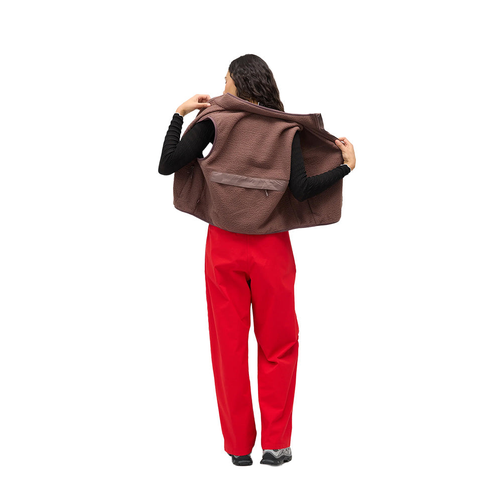 Halfdays Chappelle Vest Midlayer in Khaki Color