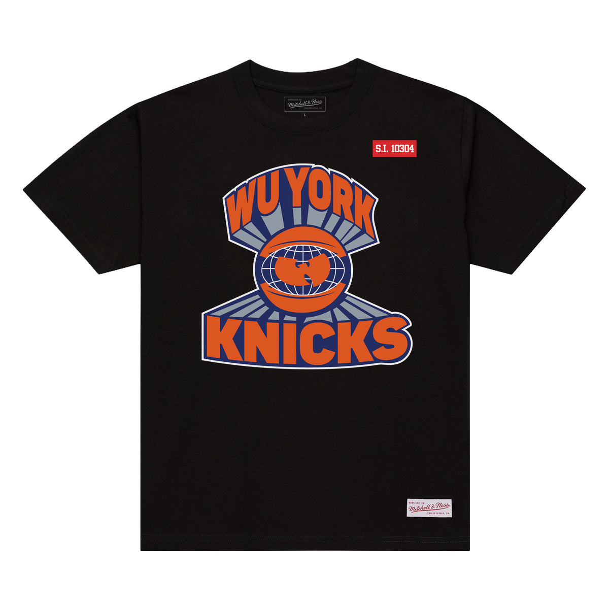 NYK WU-TANG GLOBE TEE | BLACK
