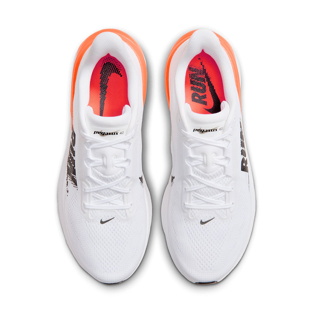 Nike M Pegasus 42 Running Shoes in White Color