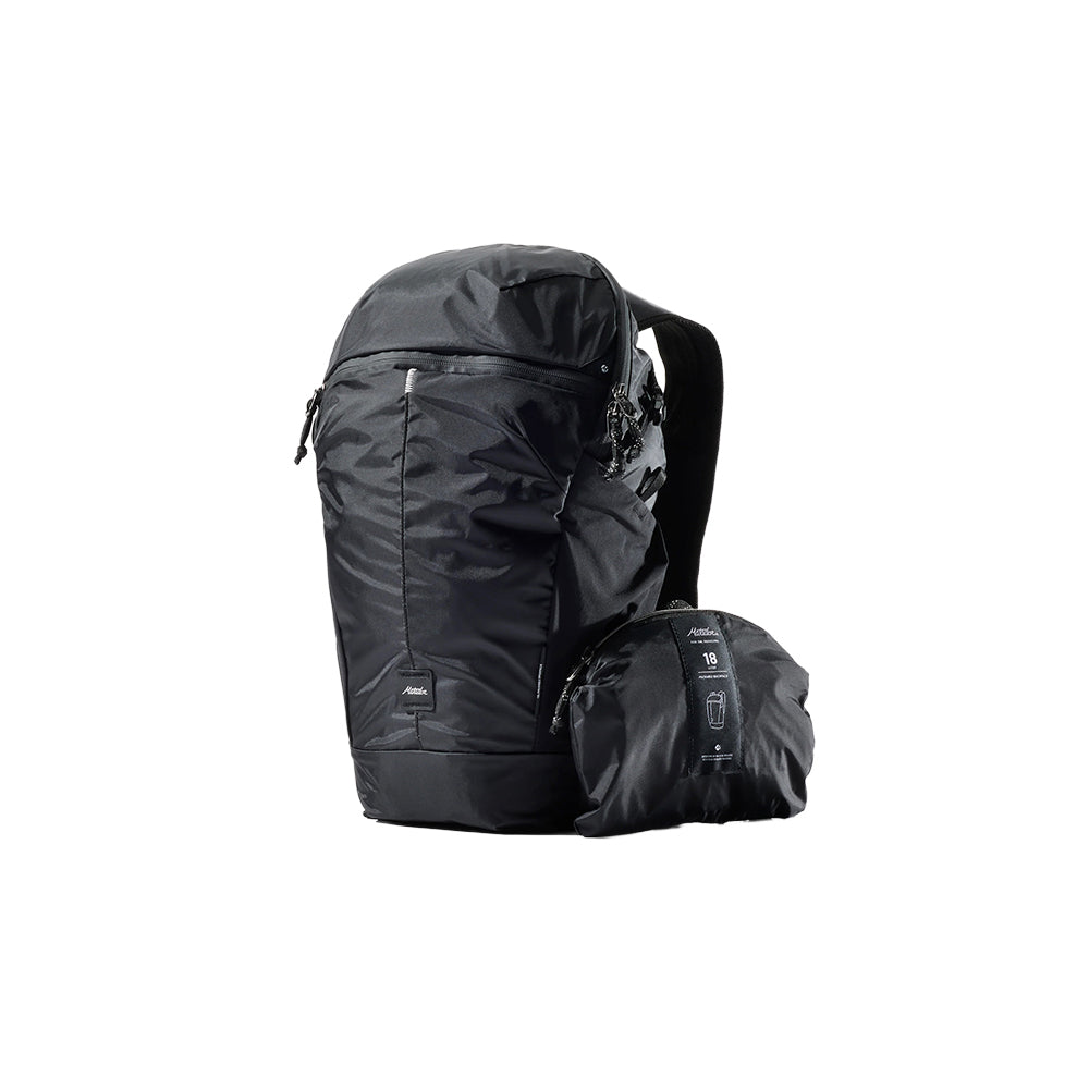 18L ZIPPER PACKABLE BAG | BLACK