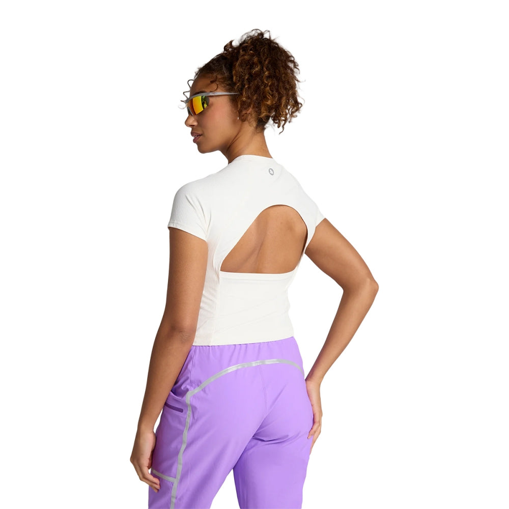 Seniq Oasis UV Protect Short Tops in White Color