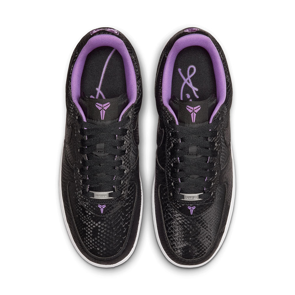 Nike Kobe Air Force 1 Low Sneakers in Black Color