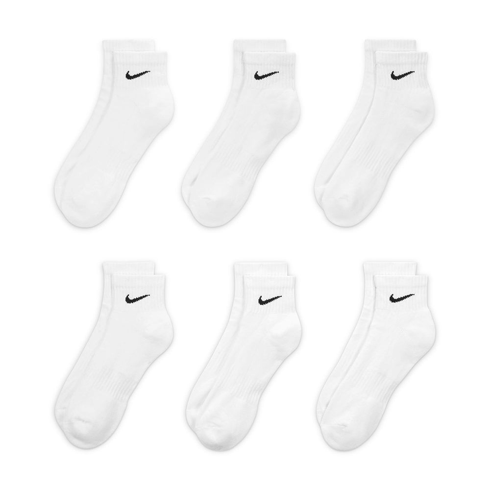 6PK ED CUSHIONED SOCKS | 100-WHITE