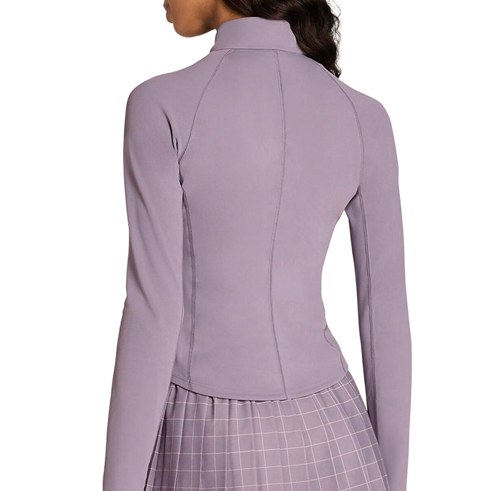 Wilson W Advantage Half-Zip Tops in Purple Color