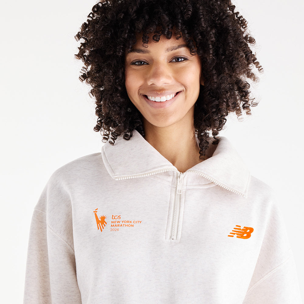 W NYCM TRACKSIDE FLEECE | LIN-LINEN