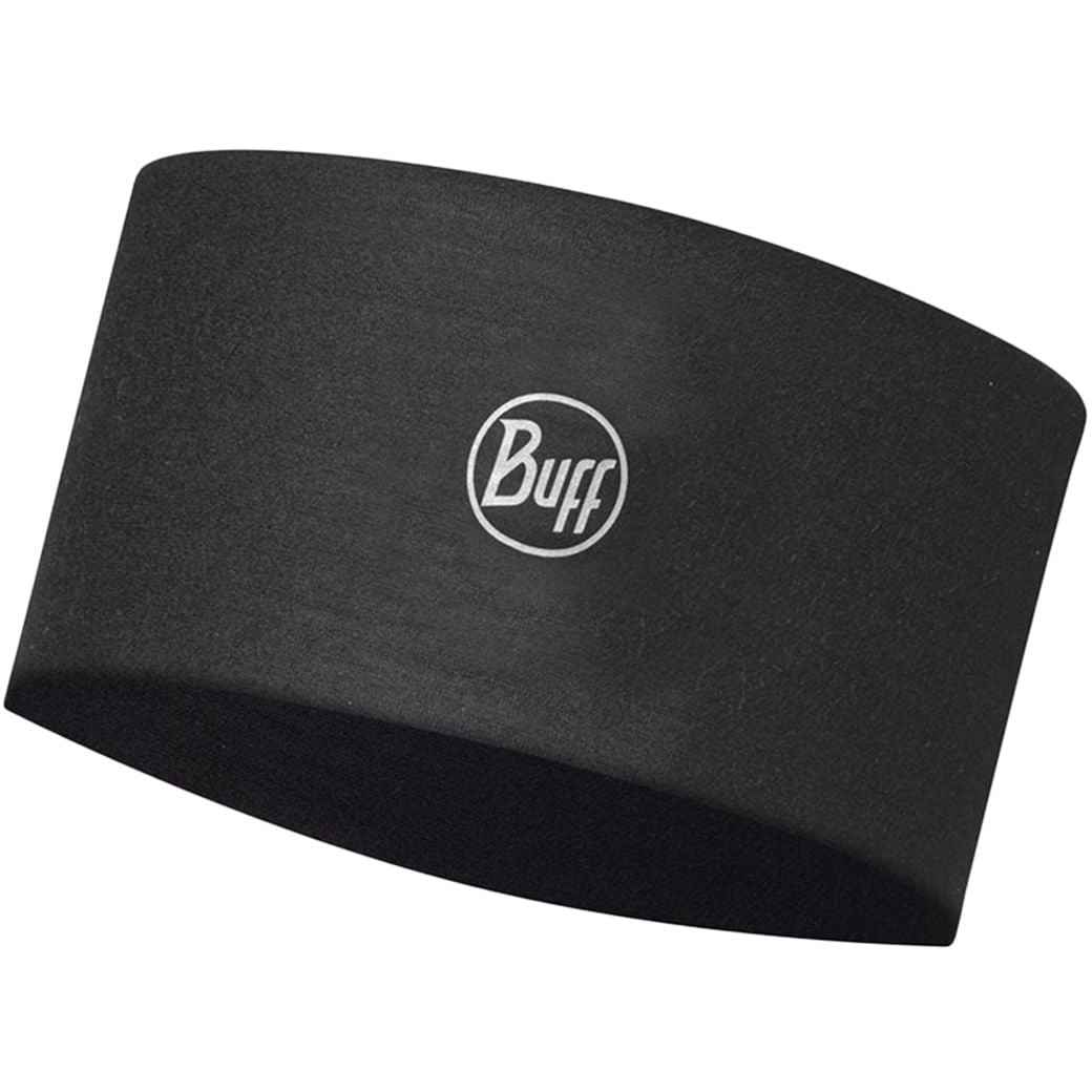 Buff Coolnet UV Wide Neckwear in Black Color