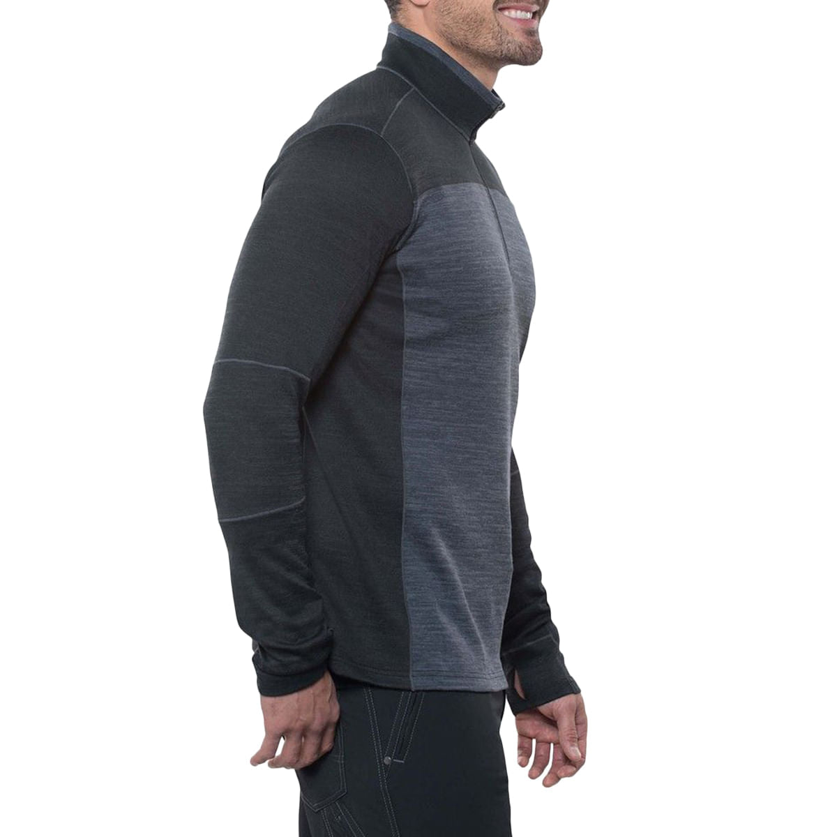 RYZER 1/4 ZIP | BLACK/KOAL