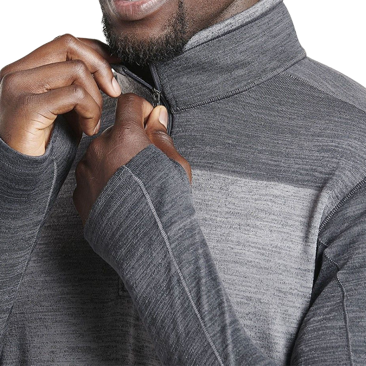 RYZER 1/4 ZIP | BLACK/KOAL