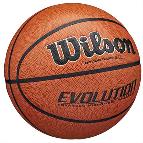 Wilson Unisex Evolution Game Ball Basketballs in Brown Color