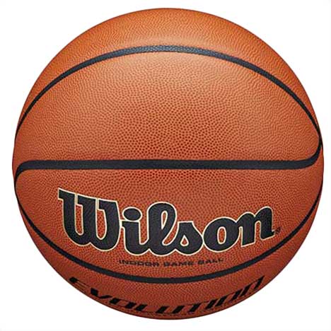 Wilson Unisex Evolution Game Ball Basketballs in Brown Color