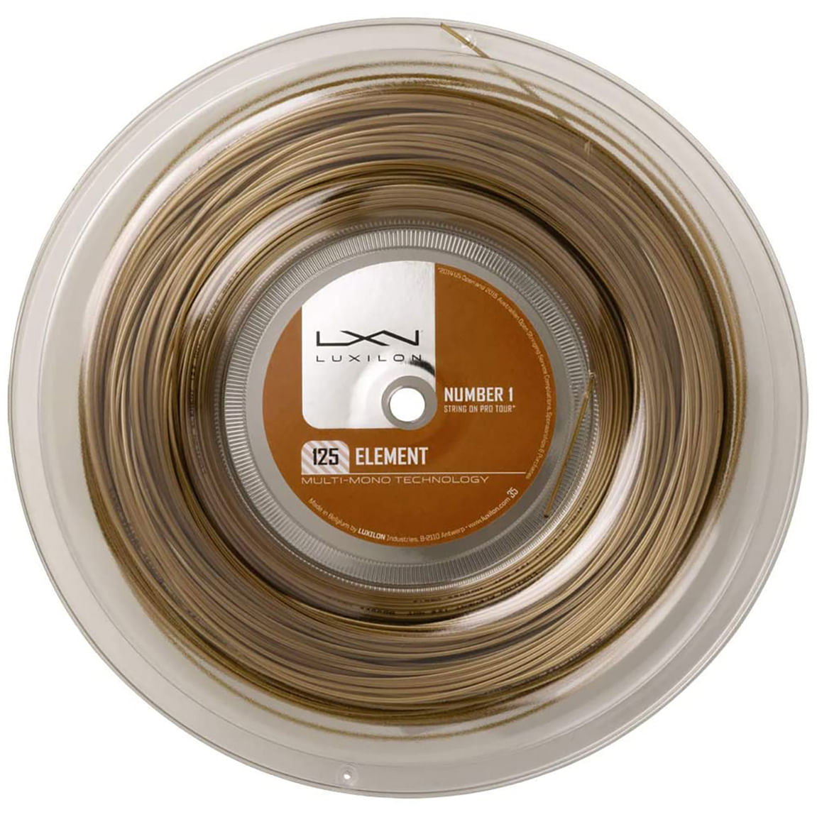 Wilson Luxilon Element 125 Tennis Strings in Gold Color