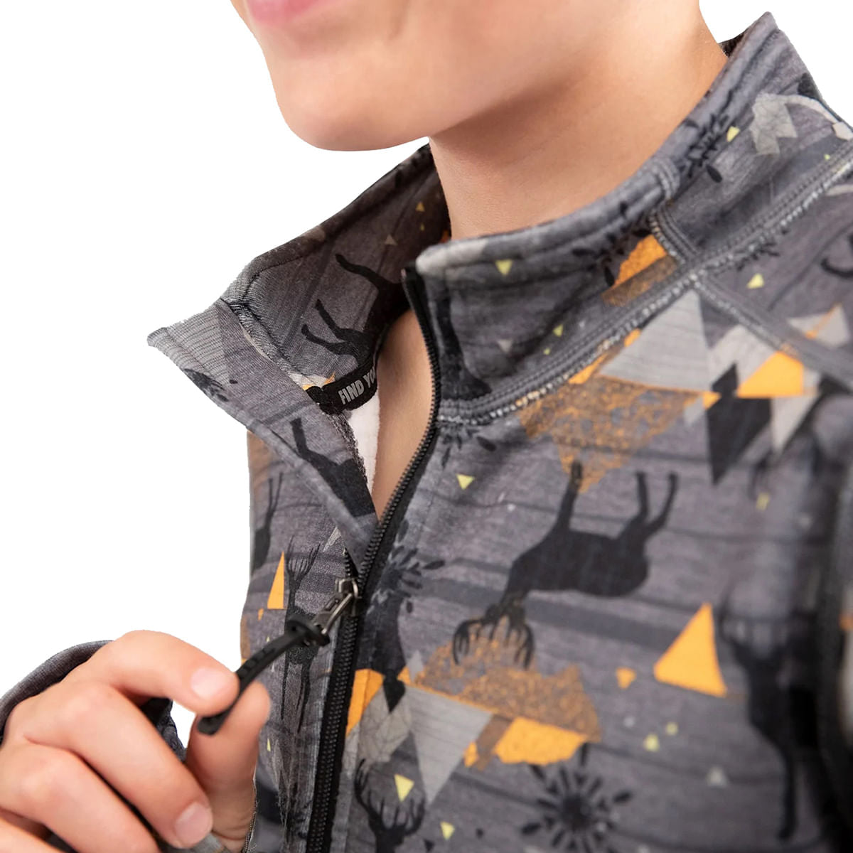 KIDS HALF ZIP 3.0 ECOLAT | MOOSE TRAC
