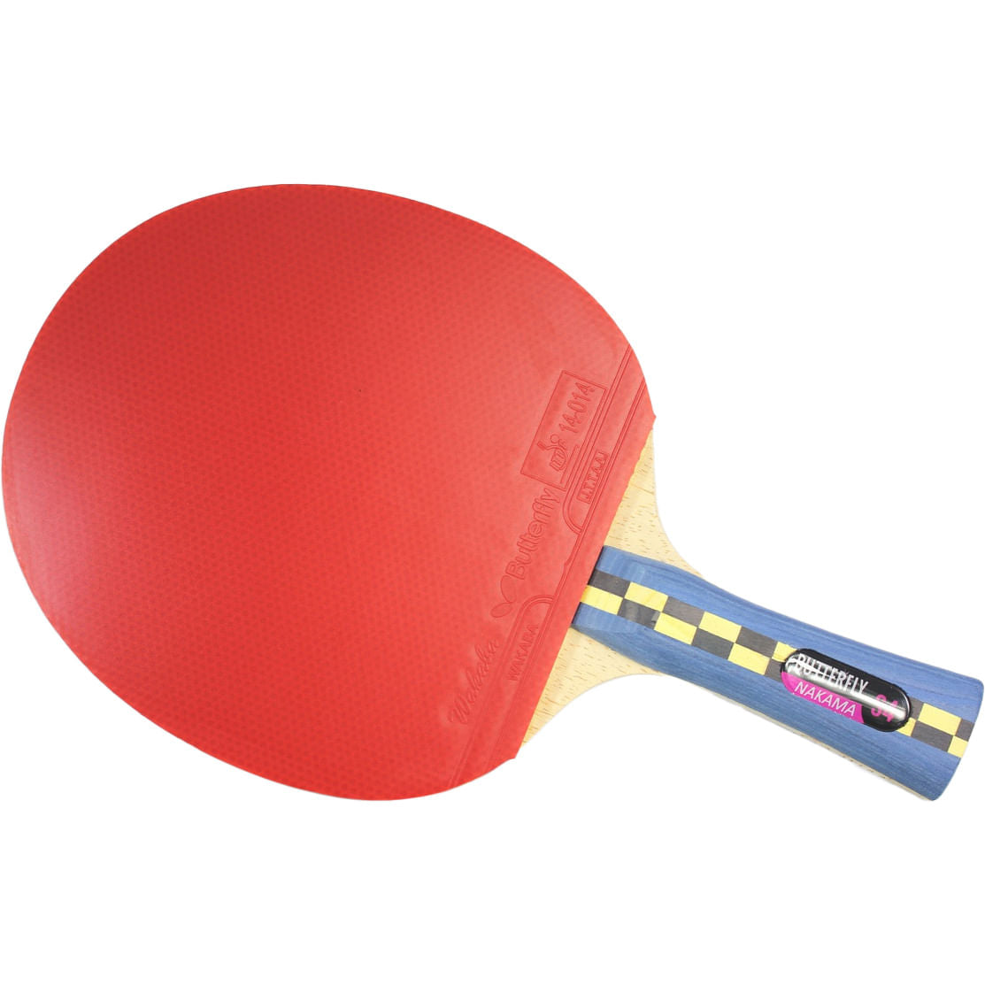 Butterfly Table Tennis Nakama S-4 Table Tennis Racquets in Multi Color